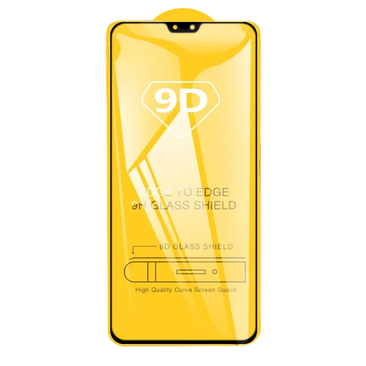 For vivo S9 25 PCS 9D Full Glue Full Screen Tempered Glass Film