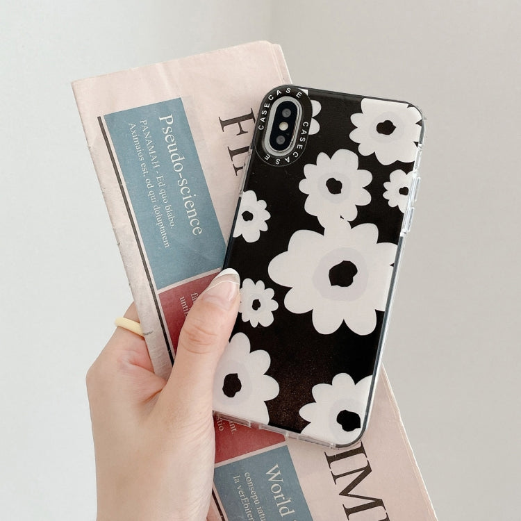 For iPhone X / XS Double Color TPU Pattern Protective Case