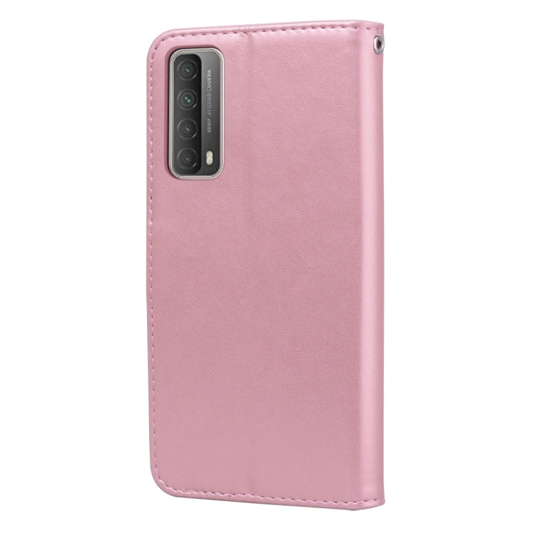 For Huawei Honor 10X Lite Rose Embossed Horizontal Flip PU Leather Case with Holder & Card Slots & Wallet