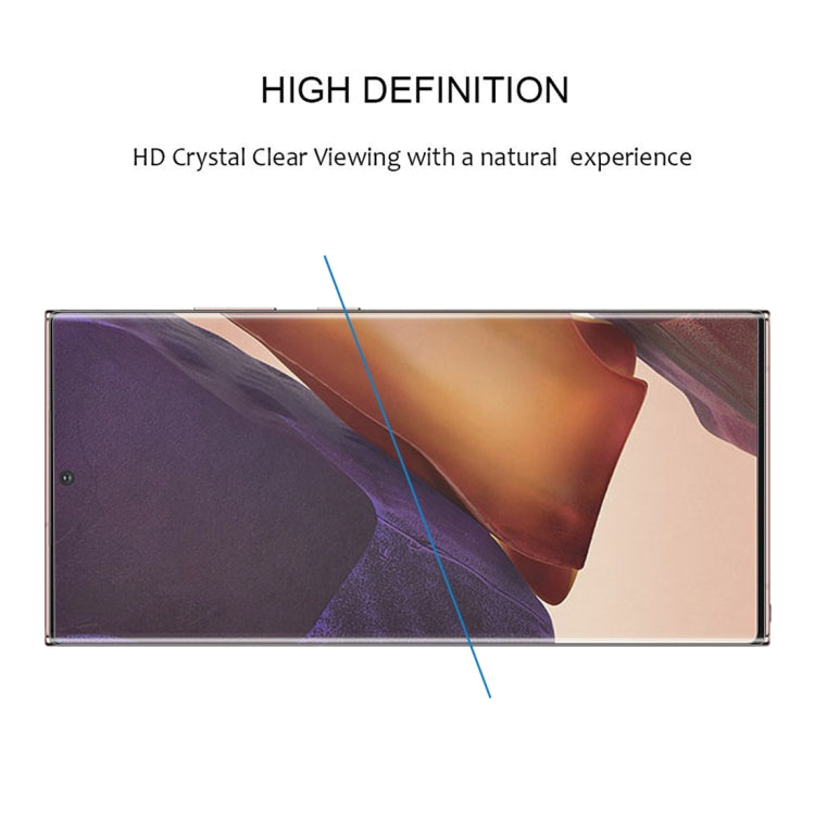 For Samsung Galaxy Note20 Ultra 3D Curved Edge Full Screen Tempered Glass Film(Transparent)