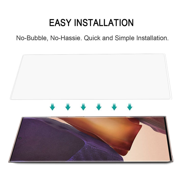 For Samsung Galaxy Note20 Ultra 3D Curved Edge Full Screen Tempered Glass Film(Transparent)