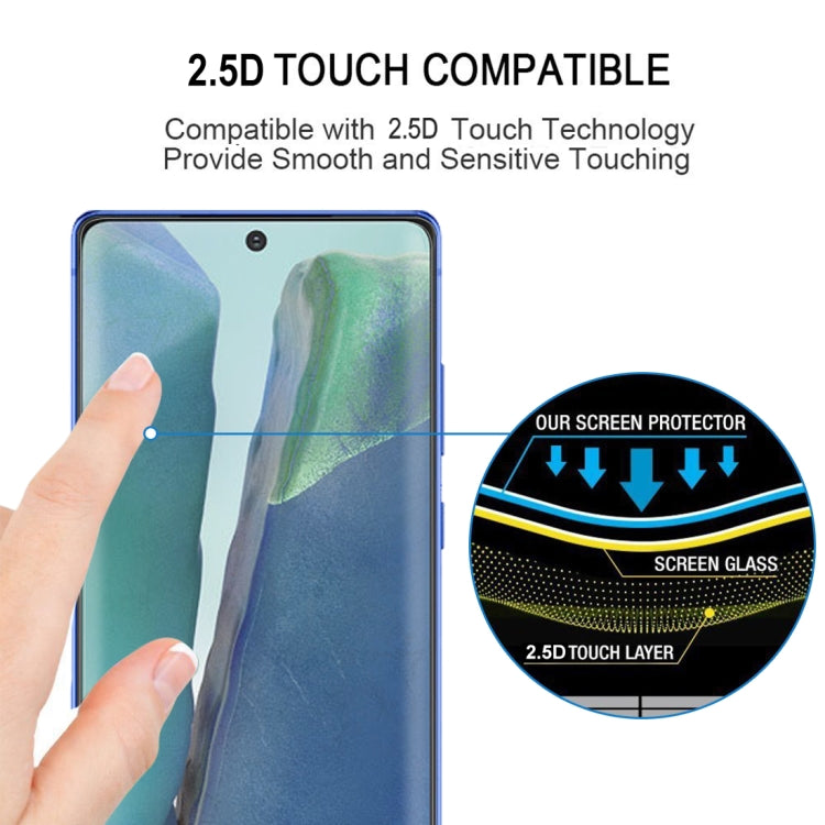 For Samsung Galaxy Note20 3D Curved Edge Full Screen Tempered Glass Film(Transparent)