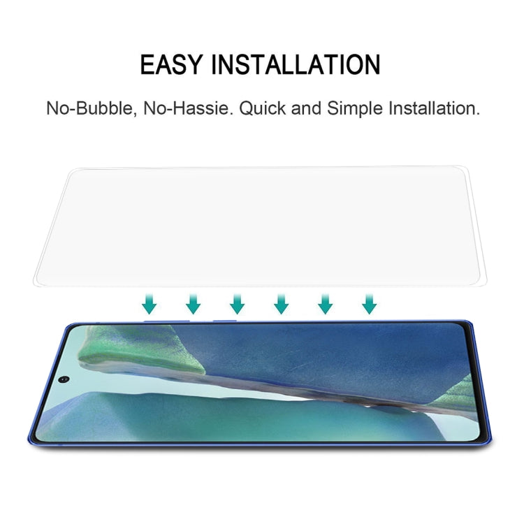 For Samsung Galaxy Note20 3D Curved Edge Full Screen Tempered Glass Film(Transparent)
