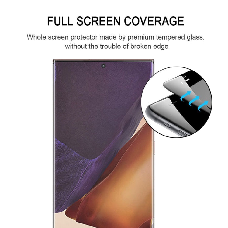 For Samsung Galaxy Note20 Ultra 25pcs 3D Curved Edge Full Screen Tempered Glass Film(Transparent)