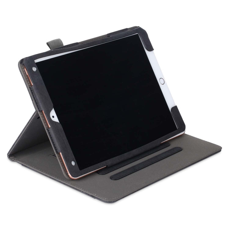 For iPad 10.2 Cowhide Texture Horizontal Flip Leather Case With Holder & Sleep / Wake-up Function