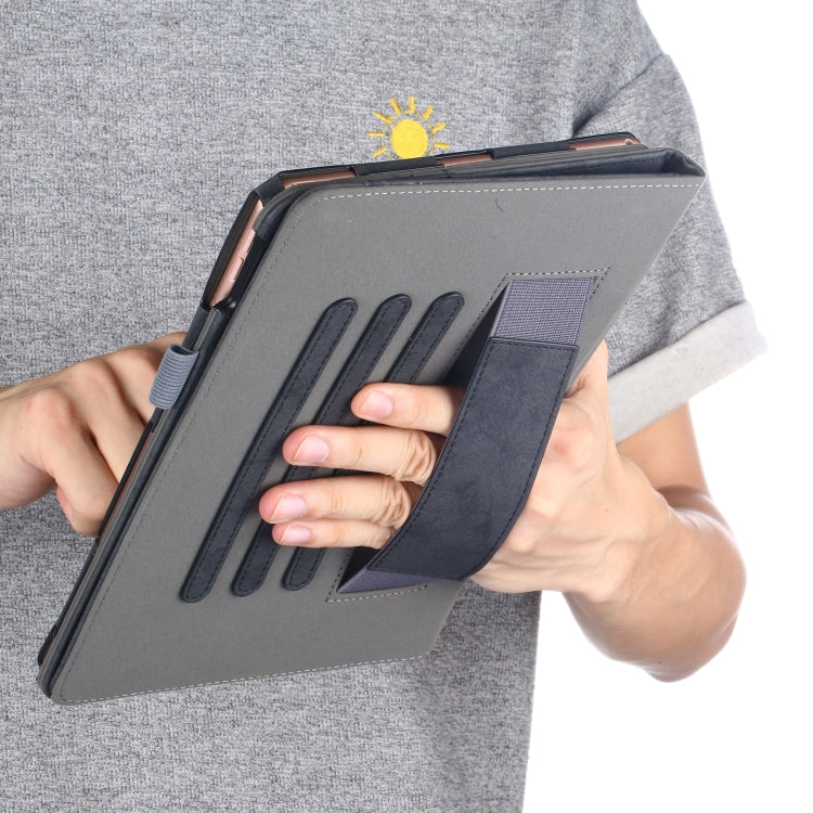 For iPad 10.2 Cowhide Texture Horizontal Flip Leather Case With Holder & Sleep / Wake-up Function