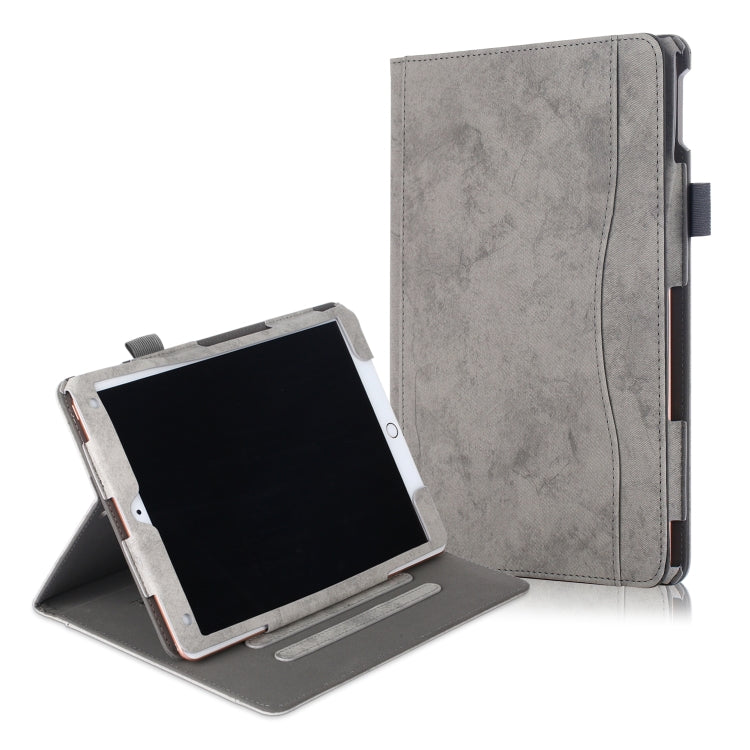 For iPad 10.2 Cowhide Texture Horizontal Flip Leather Case With Holder & Sleep / Wake-up Function