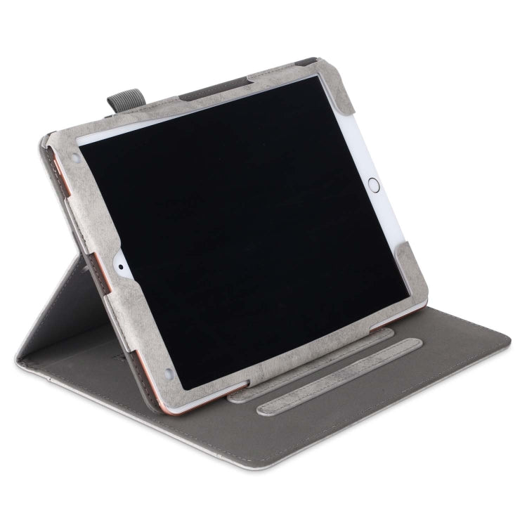 For iPad Air 3 Cowhide Texture Horizontal Flip Leather Case With Holder & Sleep / Wake-up Function