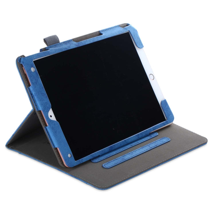 For iPad Air 3 Cowhide Texture Horizontal Flip Leather Case With Holder & Sleep / Wake-up Function