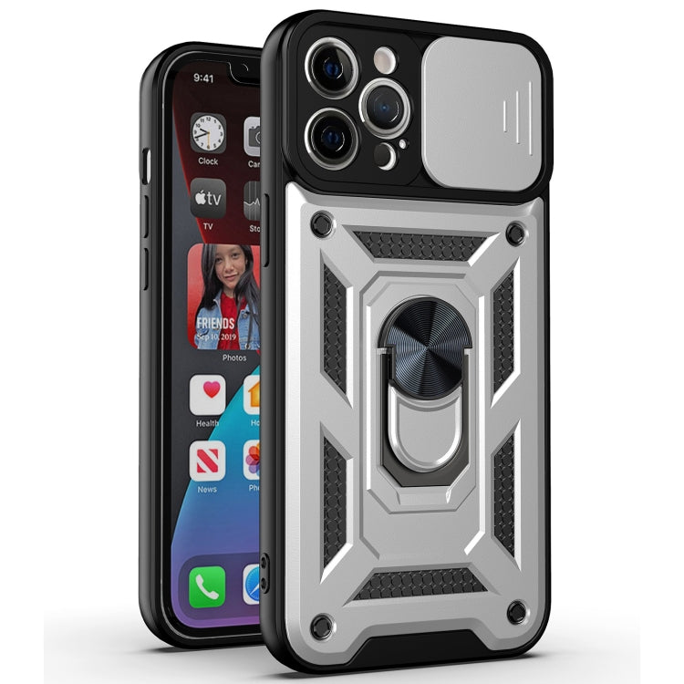 For iPhone 11 Pro Max Sliding Camera Cover Design TPU+PC Protective Case