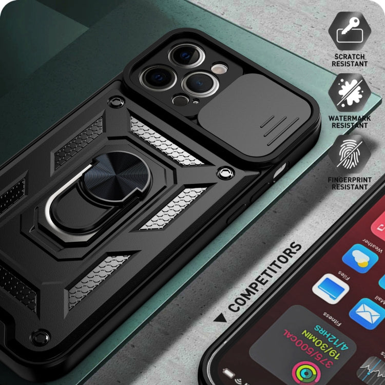 For iPhone 12 Pro Sliding Camera Cover Design TPU+PC Protective Case