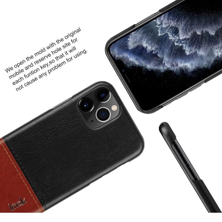 For iPhone 11 Pro IMAK Ruiyi Series Concise Slim PU + PC Protective Case
