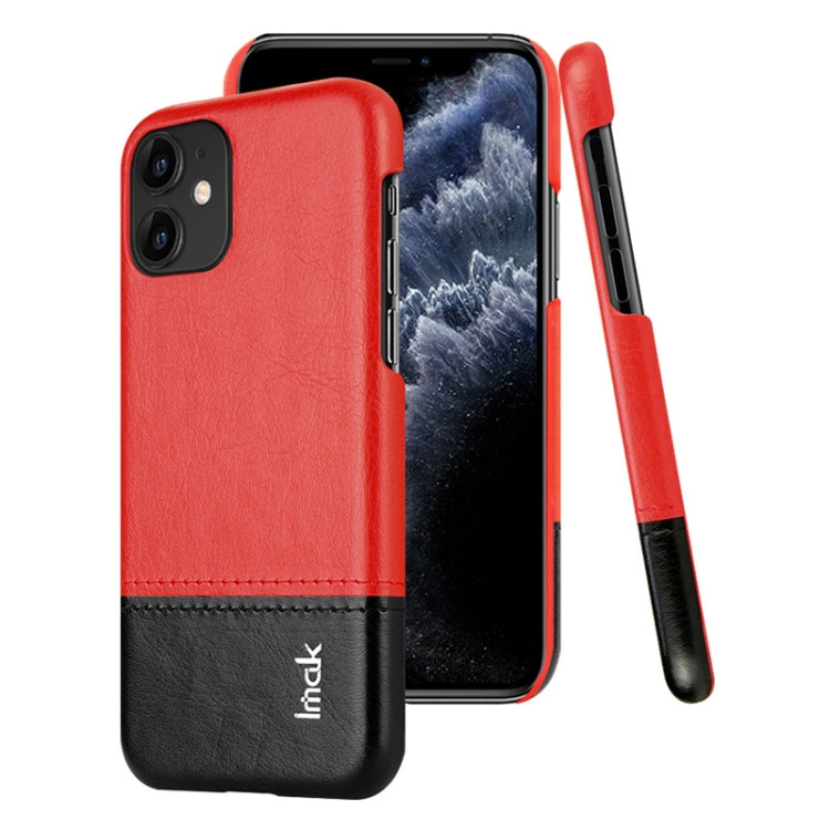 For iPhone 11 IMAK Ruiyi Series Concise Slim PU + PC Protective Case