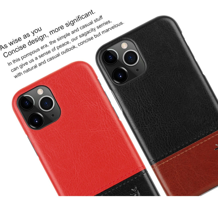 For iPhone 11 Pro Max IMAK Ruiyi Series Concise Slim PU + PC Protective Case