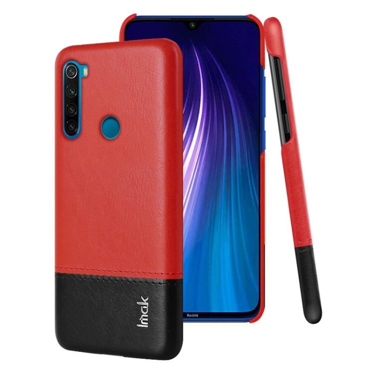 For Xiaomi Redmi Note 8 IMAK Ruiyi Series Concise Slim PU + PC Protective Case