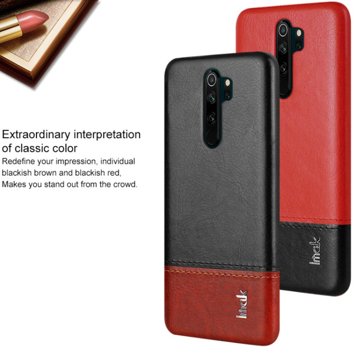 For Xiaomi Redmi Note 8 Pro IMAK Ruiyi Series Concise Slim PU + PC Protective Case