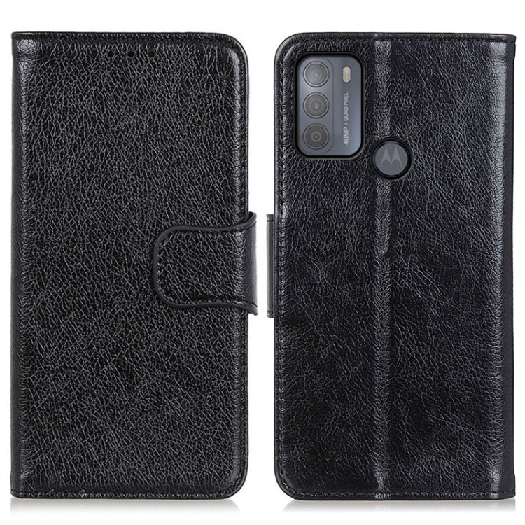 For Motorola Moto G50 Nappa Texture Horizontal Flip Leather Case with Holder & Card Slots & Wallet