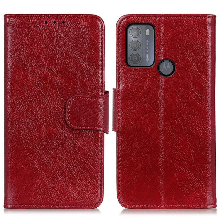 For Motorola Moto G50 Nappa Texture Horizontal Flip Leather Case with Holder & Card Slots & Wallet