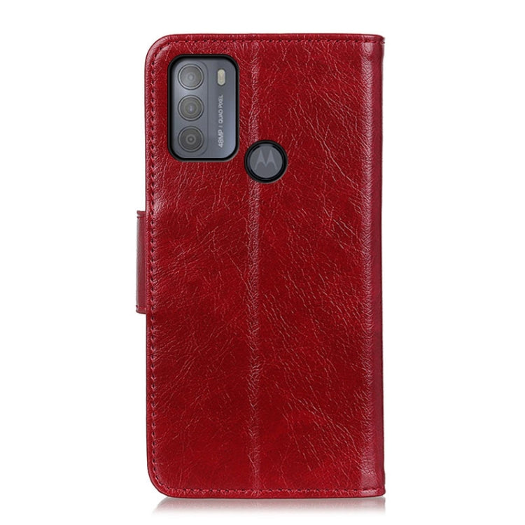 For Motorola Moto G50 Nappa Texture Horizontal Flip Leather Case with Holder & Card Slots & Wallet