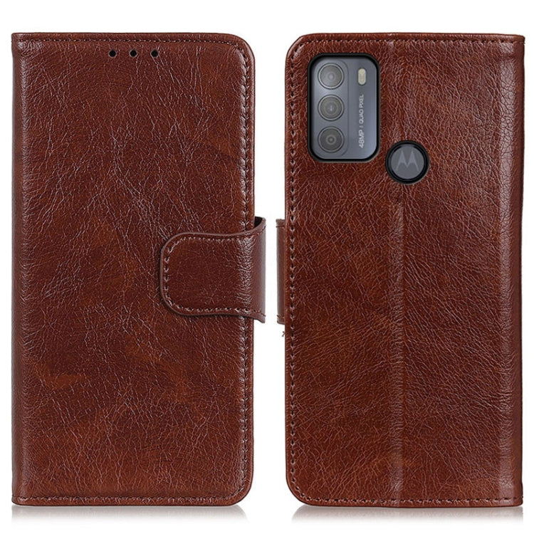 For Motorola Moto G50 Nappa Texture Horizontal Flip Leather Case with Holder & Card Slots & Wallet