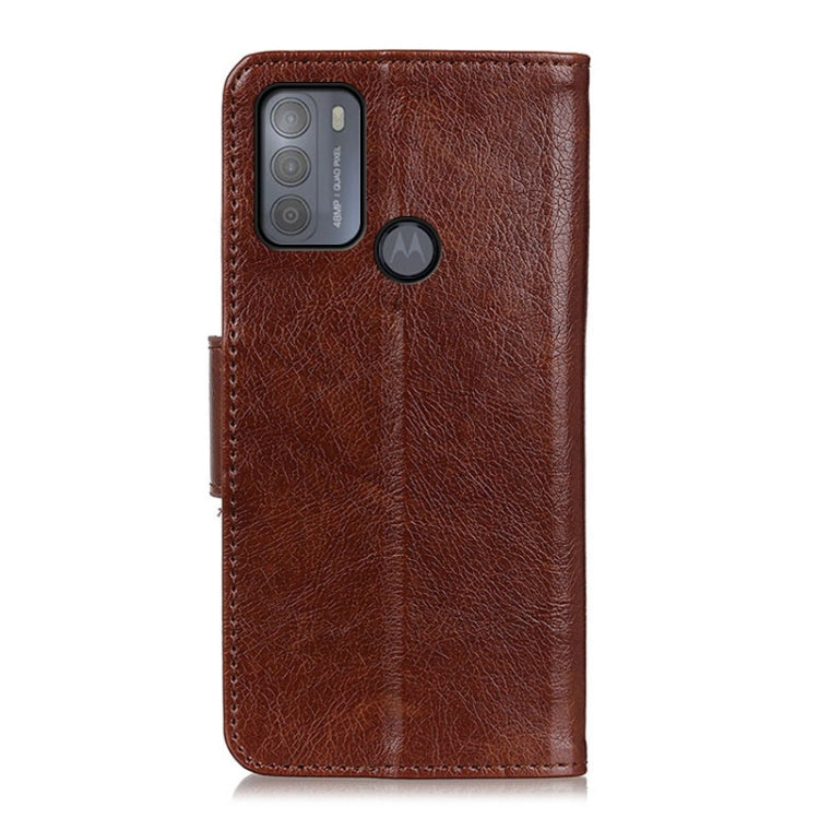 For Motorola Moto G50 Nappa Texture Horizontal Flip Leather Case with Holder & Card Slots & Wallet