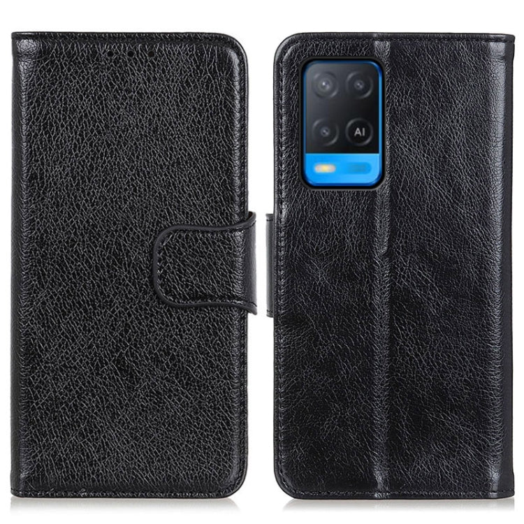 For OPPO A54 4G Nappa Texture Horizontal Flip Leather Case with Holder & Card Slots & Wallet