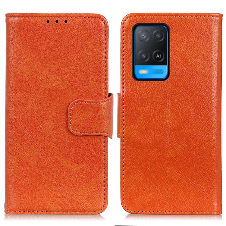 For OPPO A54 4G Nappa Texture Horizontal Flip Leather Case with Holder & Card Slots & Wallet