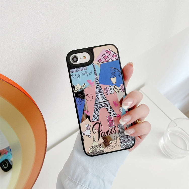 For iPhone SE 2022 / SE 2020 / 8 / 7 Mirror Series Pattern Protective Case