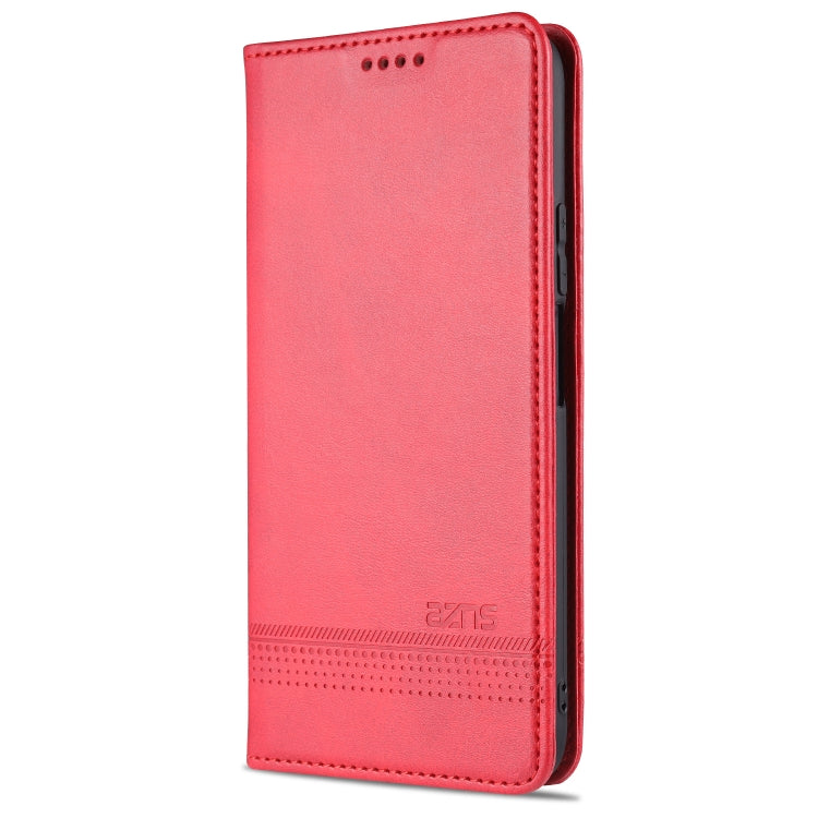 For Huawei P smart 2021 AZNS Magnetic Calf Texture Horizontal Flip Leather Case with Card Slots & Holder & Wallet