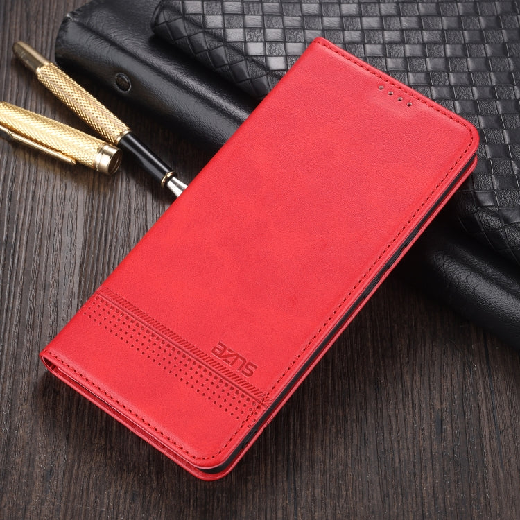 For Huawei P smart 2021 AZNS Magnetic Calf Texture Horizontal Flip Leather Case with Card Slots & Holder & Wallet