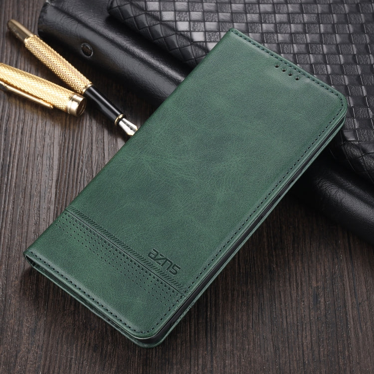 For Huawei P smart 2021 AZNS Magnetic Calf Texture Horizontal Flip Leather Case with Card Slots & Holder & Wallet