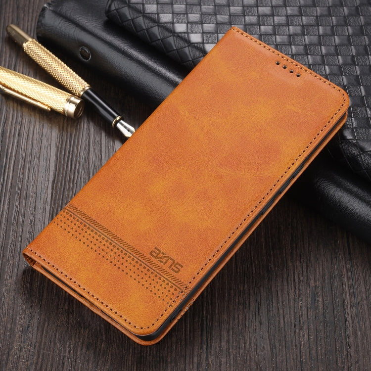 For Huawei P smart 2021 AZNS Magnetic Calf Texture Horizontal Flip Leather Case with Card Slots & Holder & Wallet