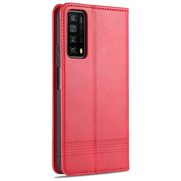 For Huawei  Enjoy 20 SE 4G AZNS Magnetic Calf Texture Horizontal Flip Leather Case with Card Slots & Holder & Wallet