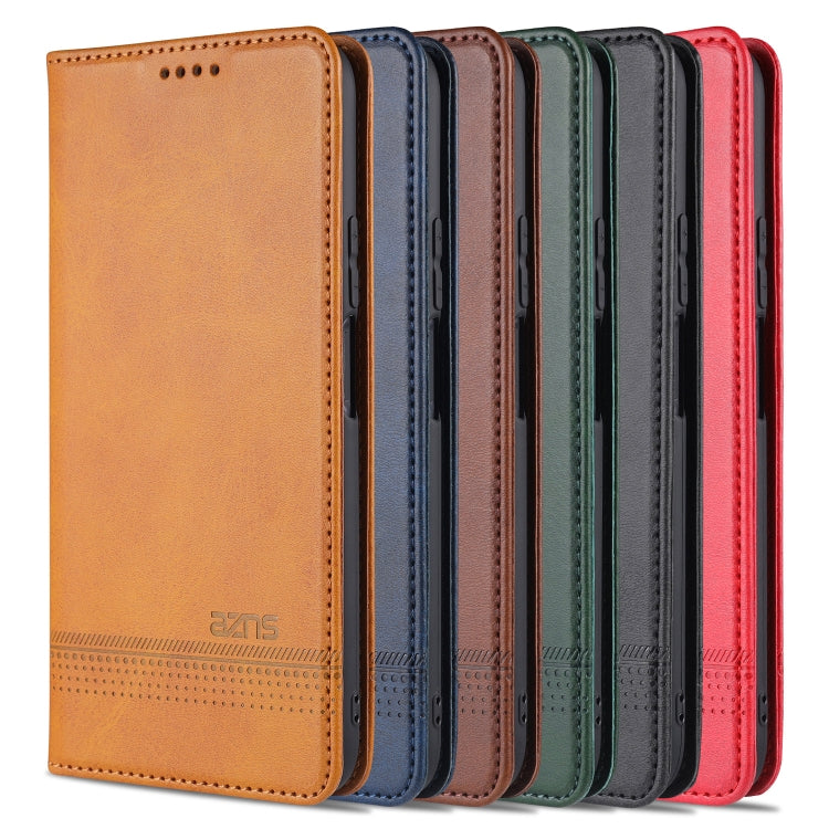 For Huawei  Enjoy 20 SE 4G AZNS Magnetic Calf Texture Horizontal Flip Leather Case with Card Slots & Holder & Wallet