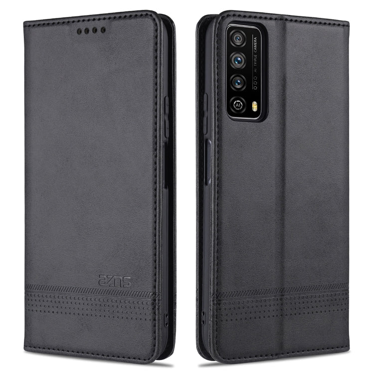 For Huawei  Enjoy 20 SE 4G AZNS Magnetic Calf Texture Horizontal Flip Leather Case with Card Slots & Holder & Wallet