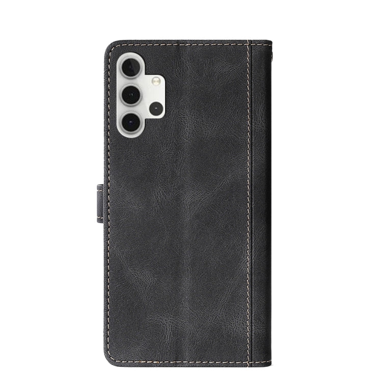 For Samsung Galaxy A32 4G Stitching Skin Feel Magnetic Buckle Horizontal Flip PU Leather Case with Holder & Card Slots & Wallet