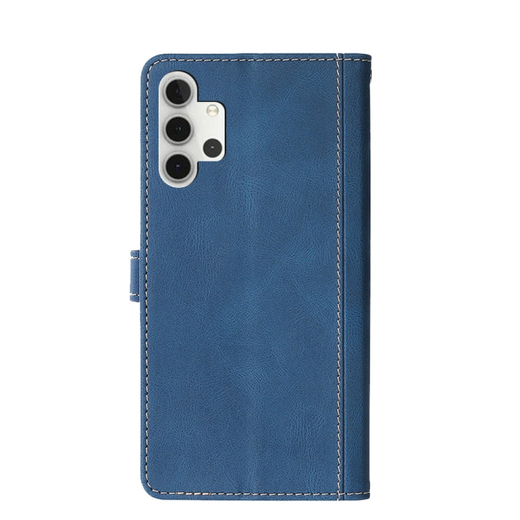 For Samsung Galaxy A32 5G Stitching Skin Feel Magnetic Buckle Horizontal Flip PU Leather Case with Holder & Card Slots & Wallet