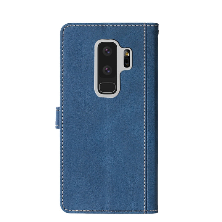 For Samsung Galaxy S9 Stitching Skin Feel Magnetic Buckle Horizontal Flip PU Leather Case with Holder & Card Slots & Wallet