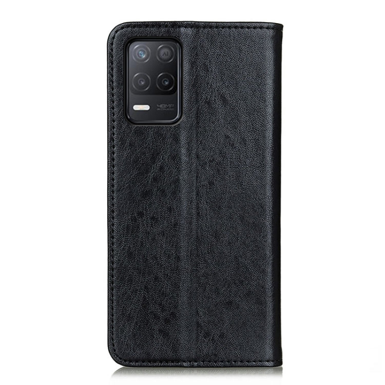 For Realme 9 5G / Realme 8 5G / Realme V13 5G Magnetic Crazy Horse Texture Horizontal Flip Leather Case