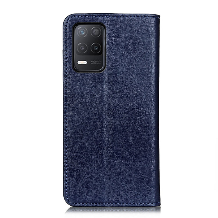 For Realme 9 5G / Realme 8 5G / Realme V13 5G Magnetic Crazy Horse Texture Horizontal Flip Leather Case