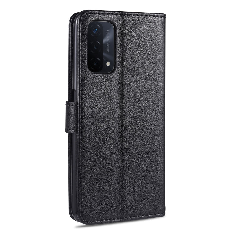 For OPPO A93 5G AZNS Sheepskin Texture Horizontal Flip Leather Case with Holder & Card Slots & Wallet
