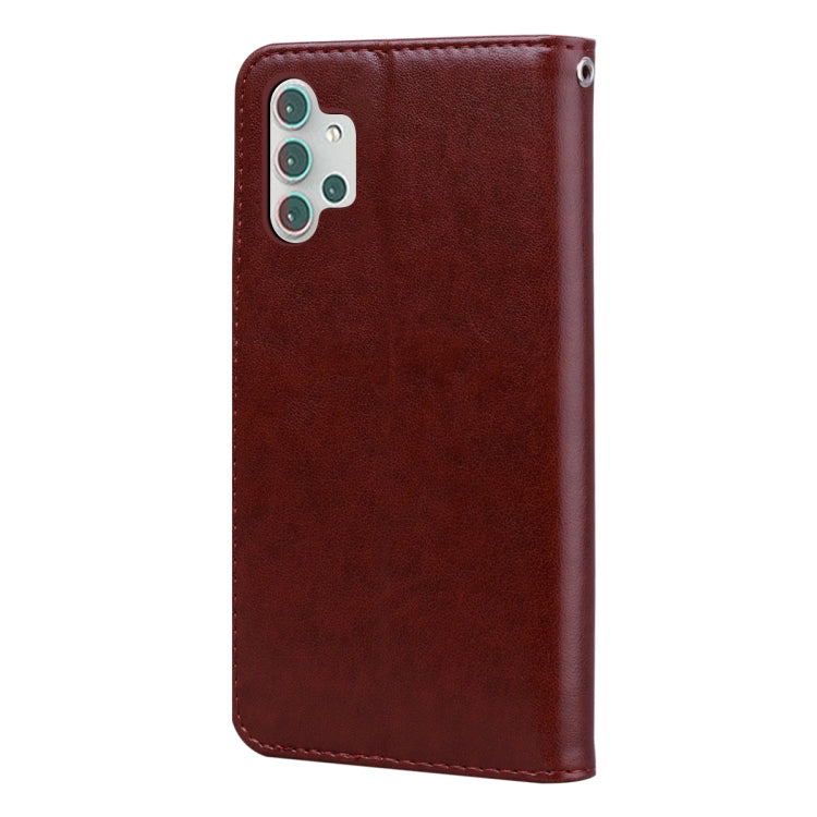 For Samsung Galaxy A32 5G Rose Embossed Horizontal Flip PU Leather Case with Holder & Card Slots & Wallet