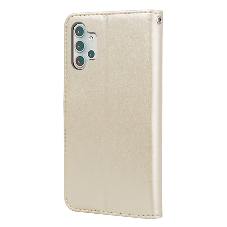 For Samsung Galaxy A32 5G Rose Embossed Horizontal Flip PU Leather Case with Holder & Card Slots & Wallet