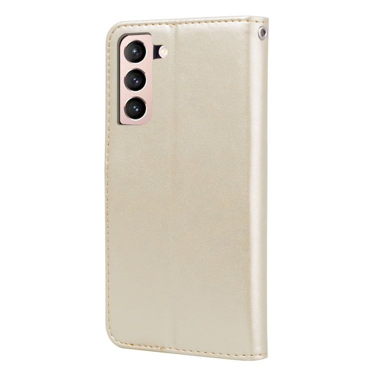For Samsung Galaxy S21+ 5G Rose Embossed Horizontal Flip PU Leather Case with Holder & Card Slots & Wallet