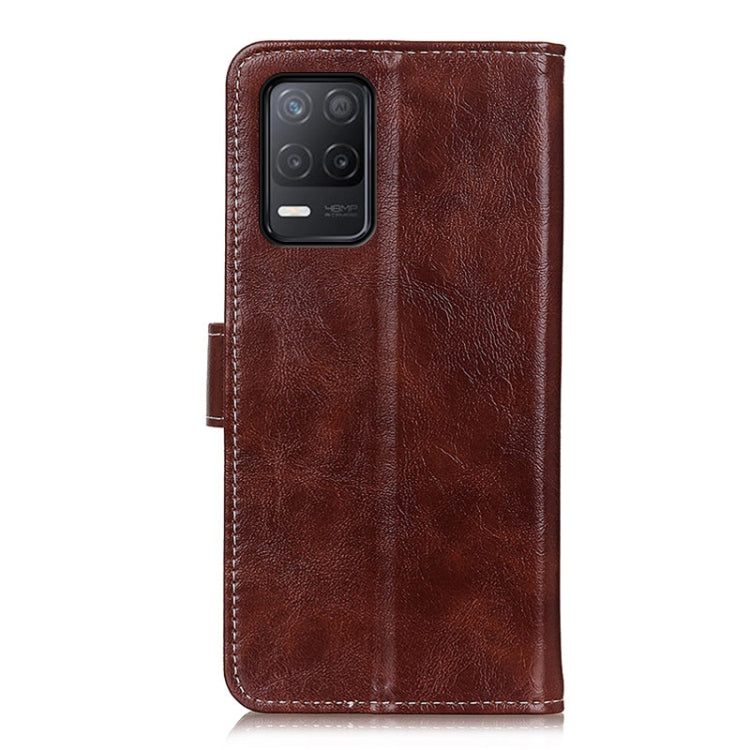 For Realme 9 5G / Realme 8 5G / Realme V13 5G Retro Crazy Horse Texture Horizontal Flip Leather Case