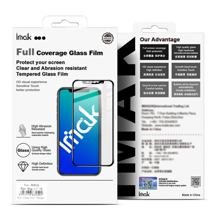For Xiaomi Redmi Note 8 IMAK 9H Surface Hardness Full Screen Tempered Glass Film
