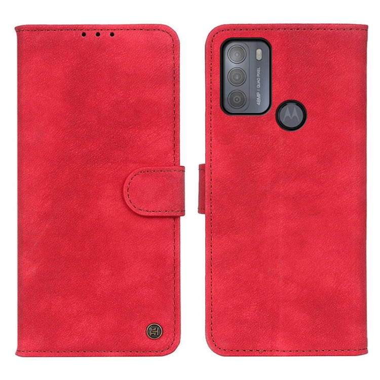 For Motorola Moto G50 Antelope Texture Magnetic Buckle Horizontal Flip PU Leather Case with Card Slots & Wallet & Holder