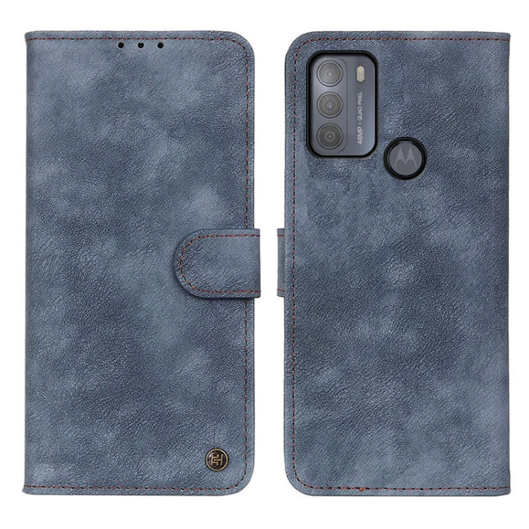 For Motorola Moto G50 Antelope Texture Magnetic Buckle Horizontal Flip PU Leather Case with Card Slots & Wallet & Holder