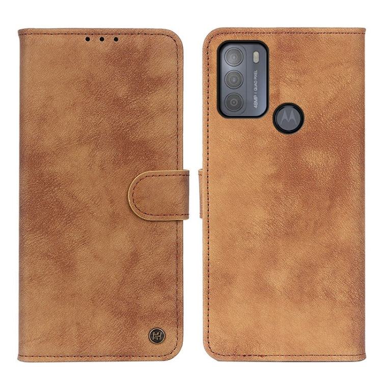 For Motorola Moto G50 Antelope Texture Magnetic Buckle Horizontal Flip PU Leather Case with Card Slots & Wallet & Holder