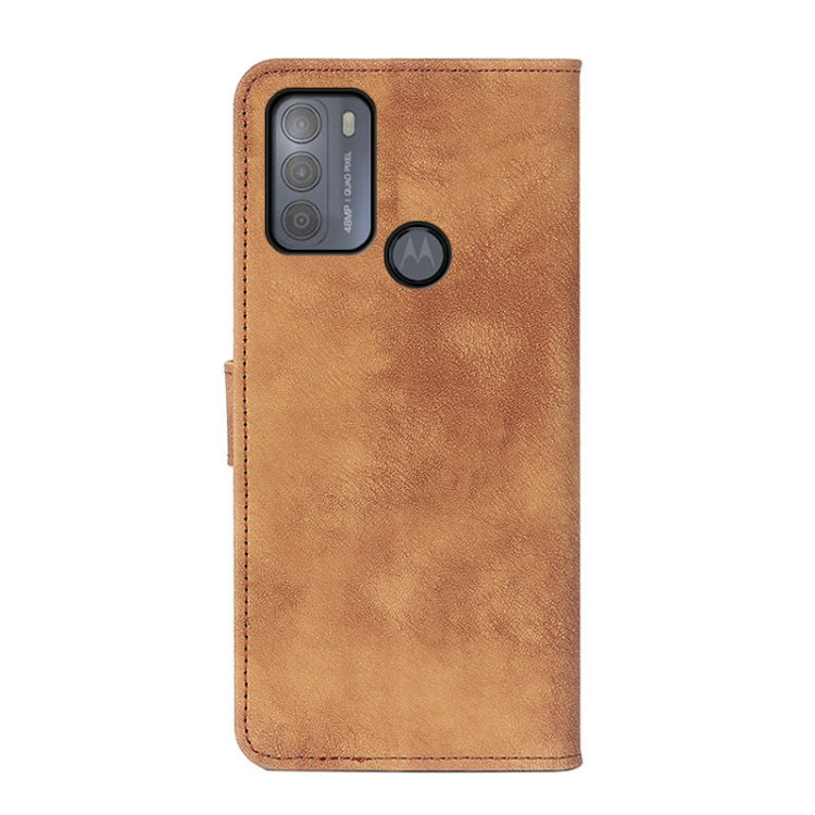 For Motorola Moto G50 Antelope Texture Magnetic Buckle Horizontal Flip PU Leather Case with Card Slots & Wallet & Holder